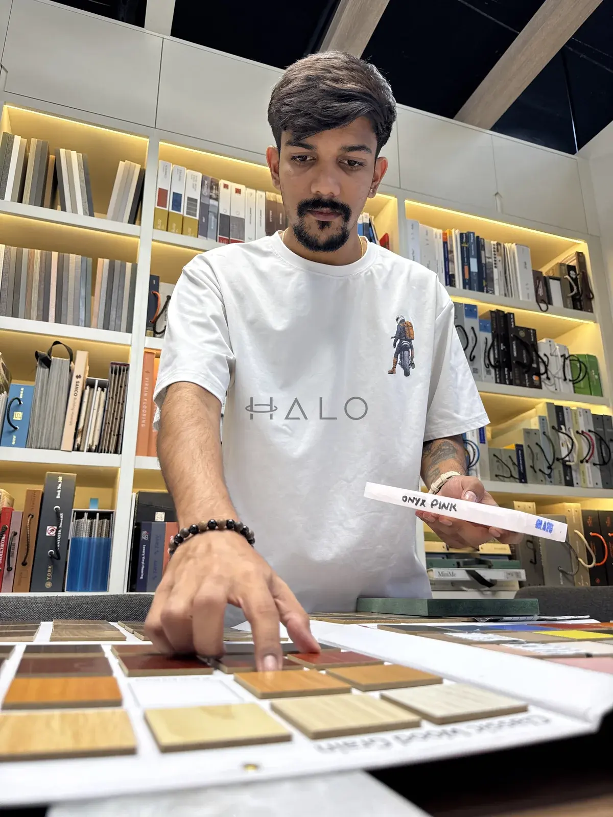 Finish sample selection — Downtown Dubai, Halo Interiors