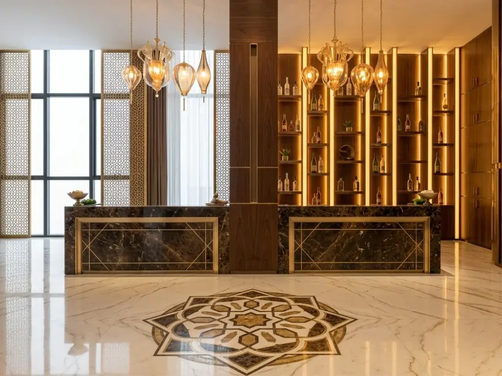 Reception desks