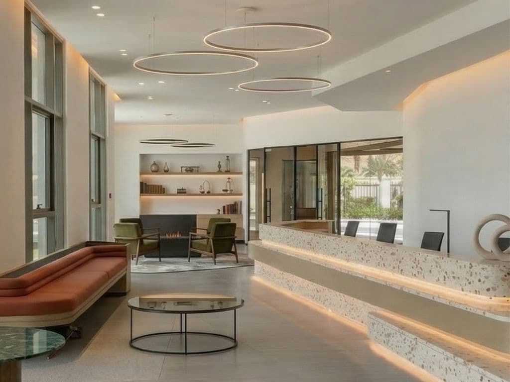 Backlit Reception Desks