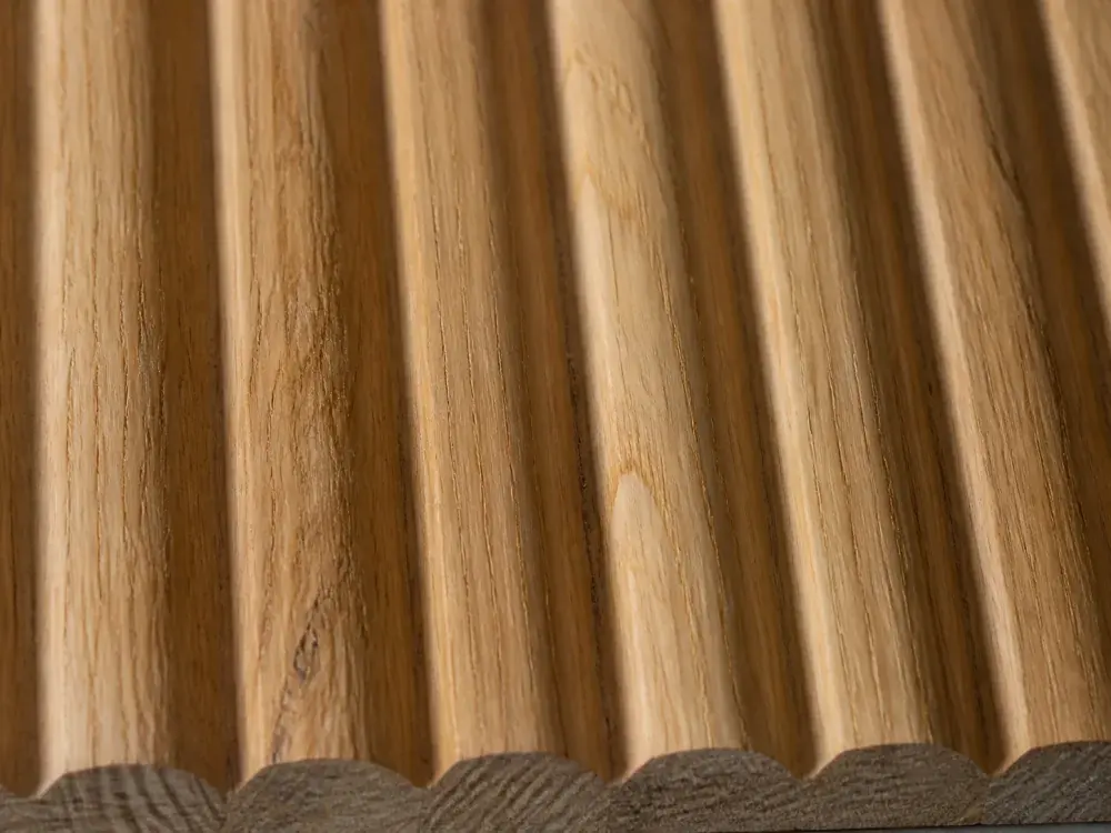 Fluted Media Joinery — reference finish from the Halo materials library