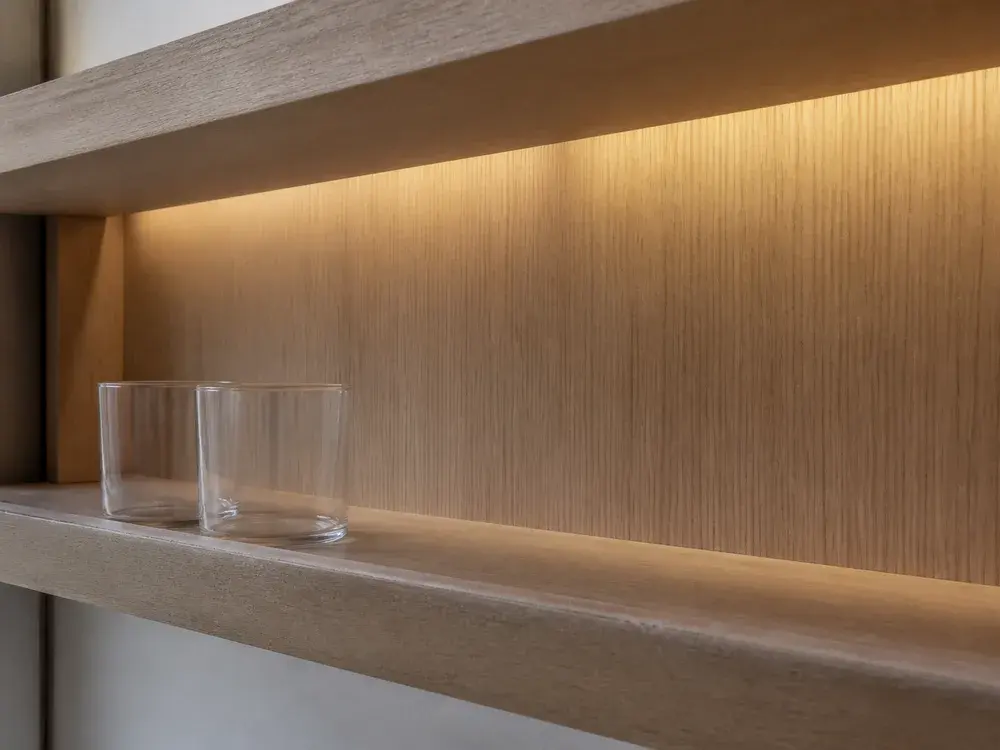 Illuminated Display Joinery — reference finish from the Halo materials library