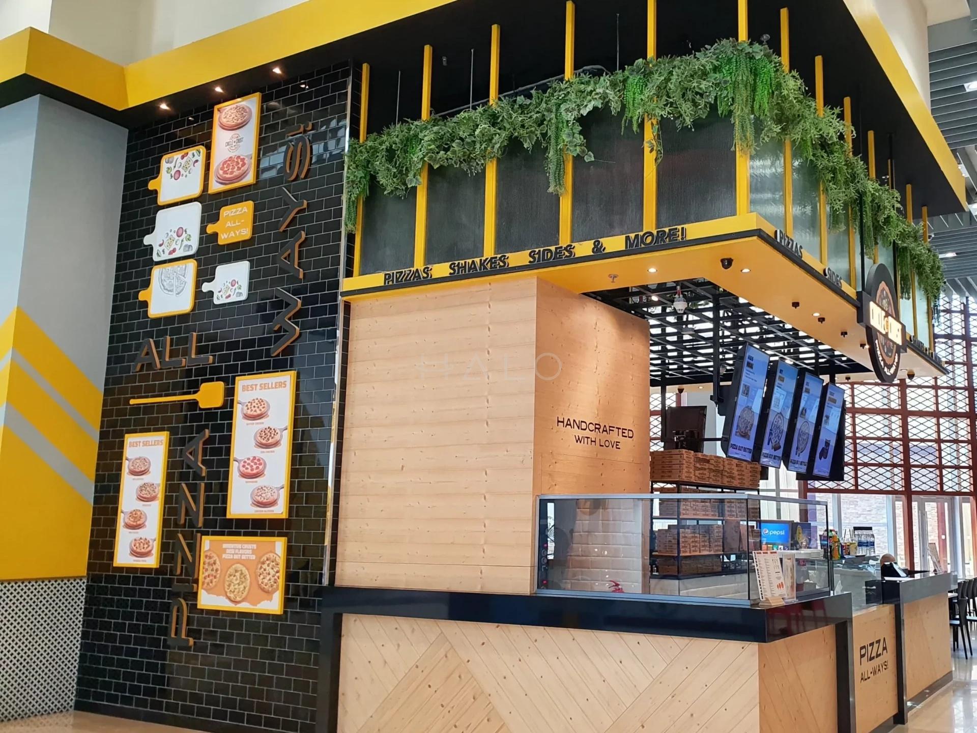 Completed commercial interior showing finishes, lighting and display fixtures — portfolio view 09