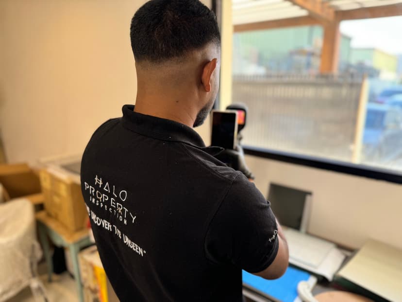 Halo certified inspector conducting property snagging in Dubai