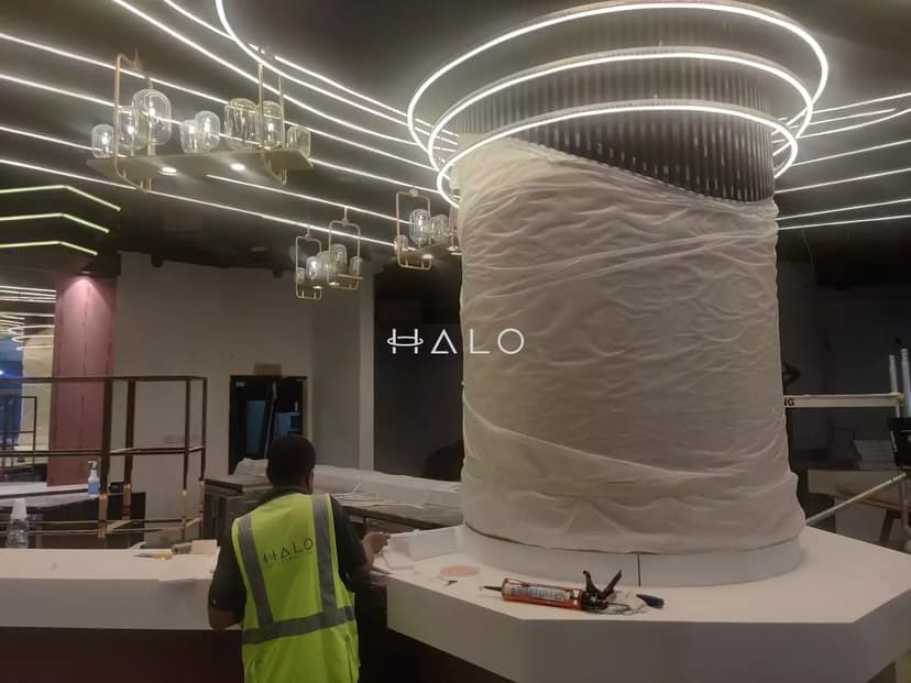 Halo inspection work in progress