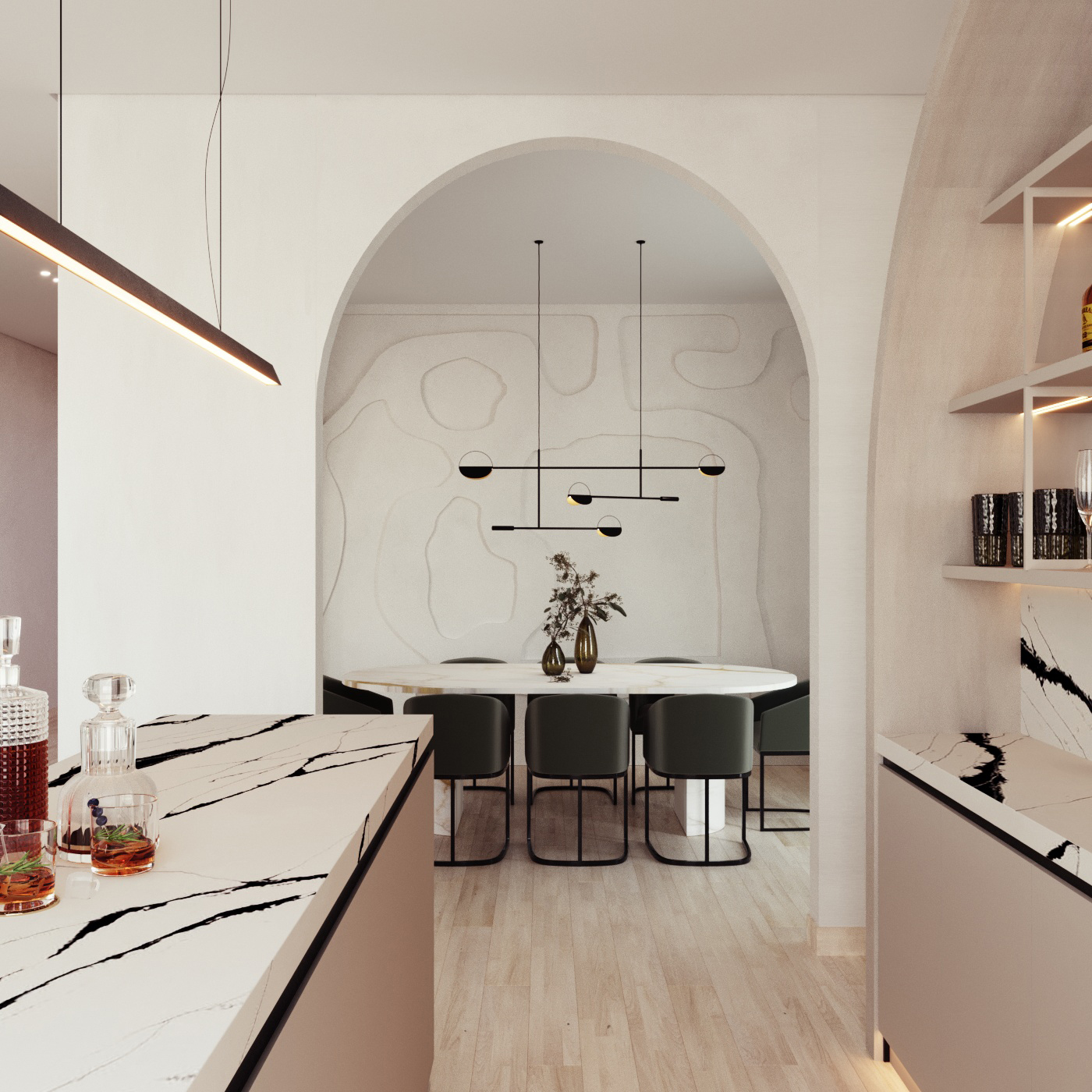 Dubai Hills Sidra 2 — Contemporary 3D render preview