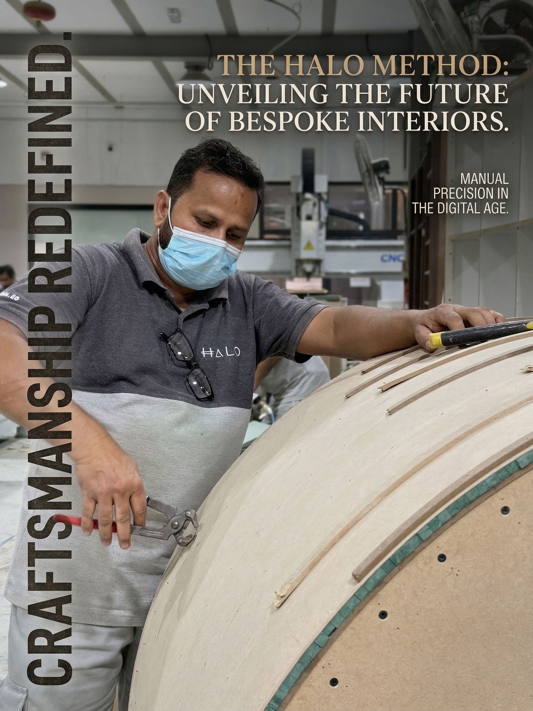 3rd generation skilled joiner Halo Interiors UAE