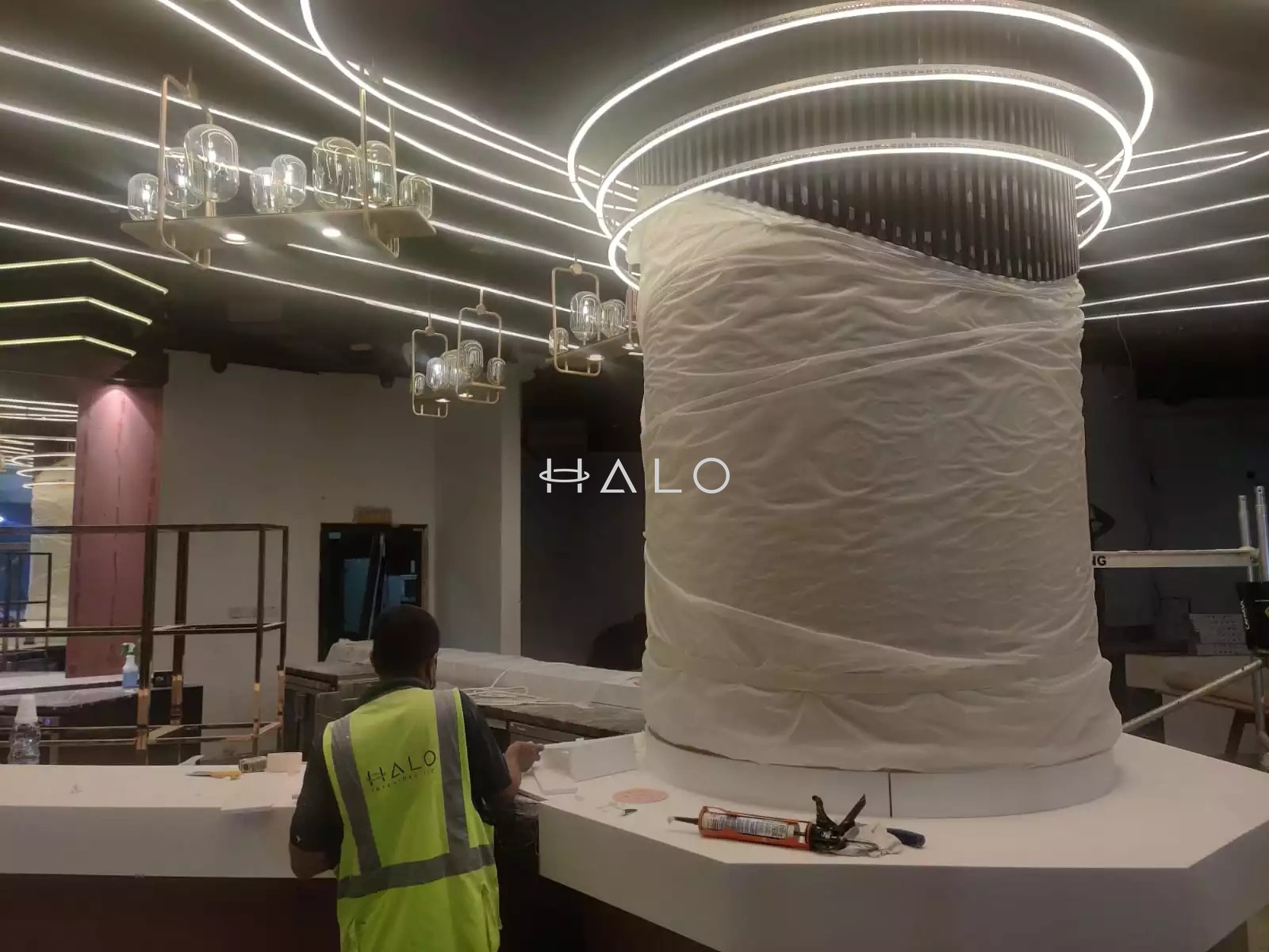 Halo inspection work in progress