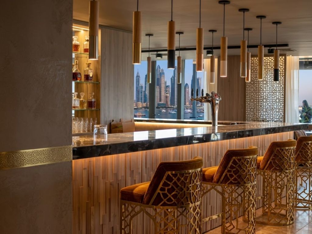Bar counters + back-bar